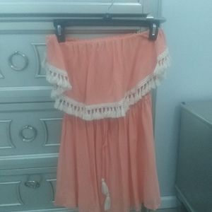 Coral Sleeveless Shirt
